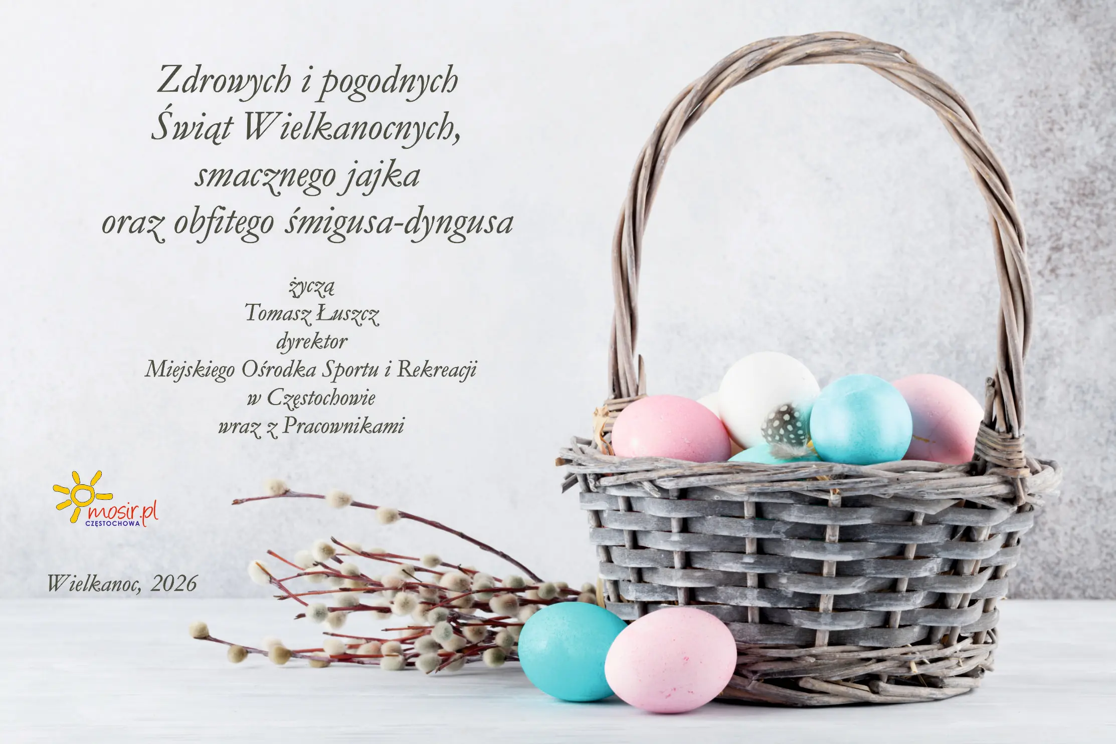 Funkcjonowanie obiektów MOSiR w okresie Świąt Wielkanocnych